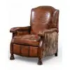 Traditional Western Leather Recliner